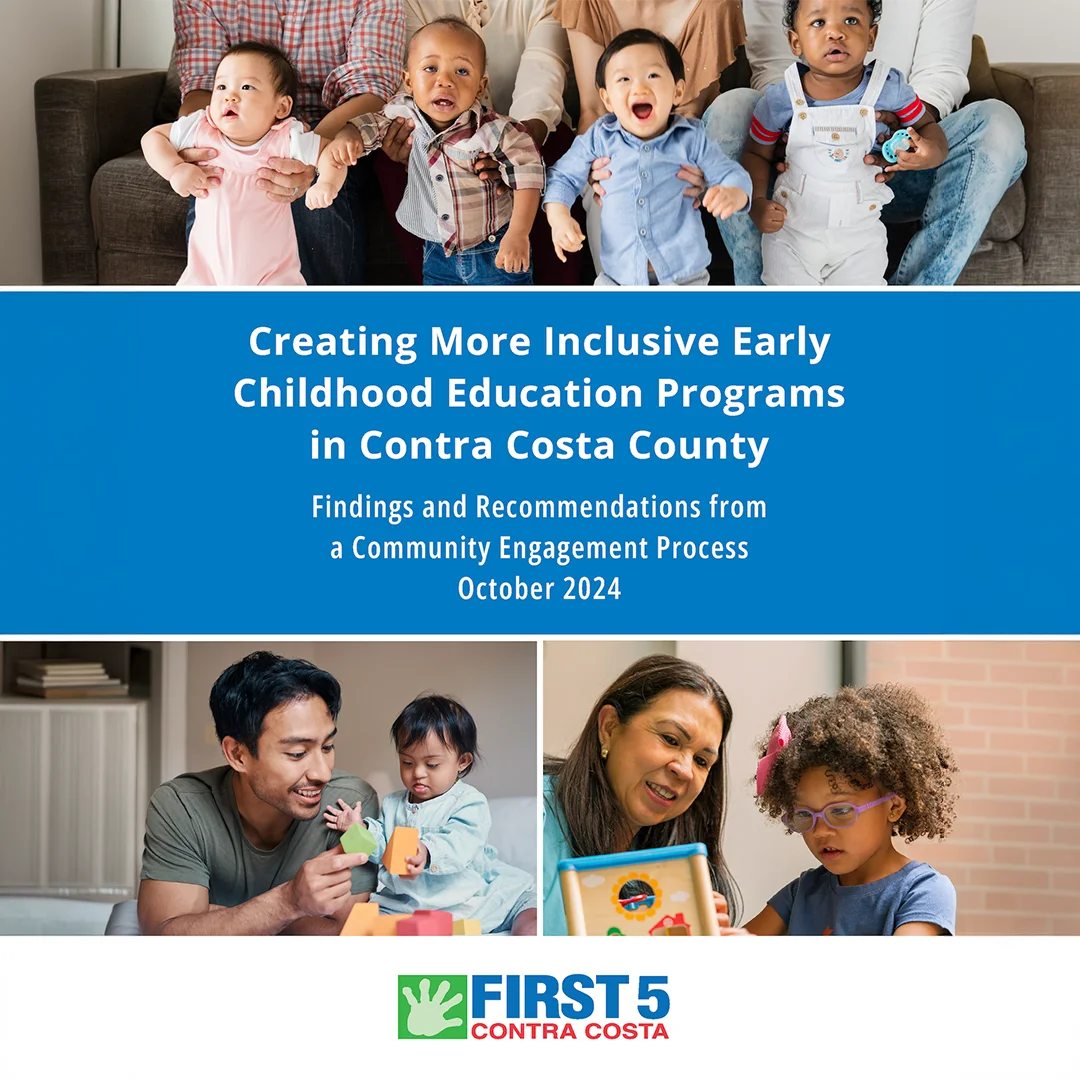 Inclusive Early Childhood Education Programs Contra Costa County Report Cover