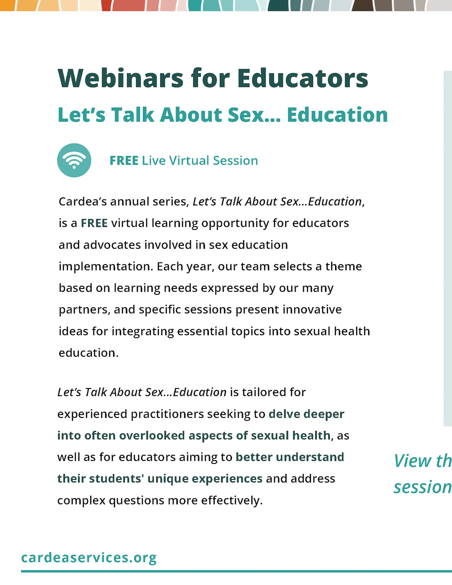 Catalog Of Sexual Health Education Services