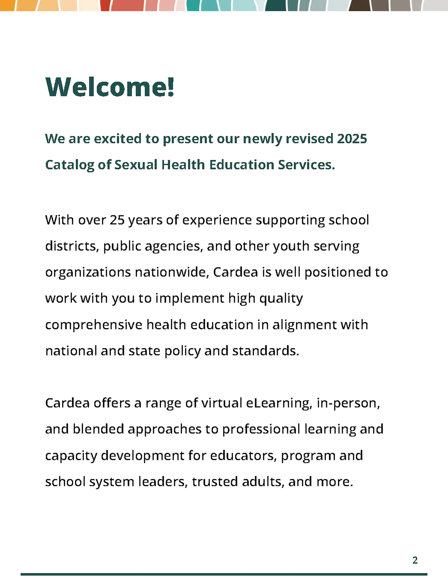 Catalog Of Sexual Health Education Services