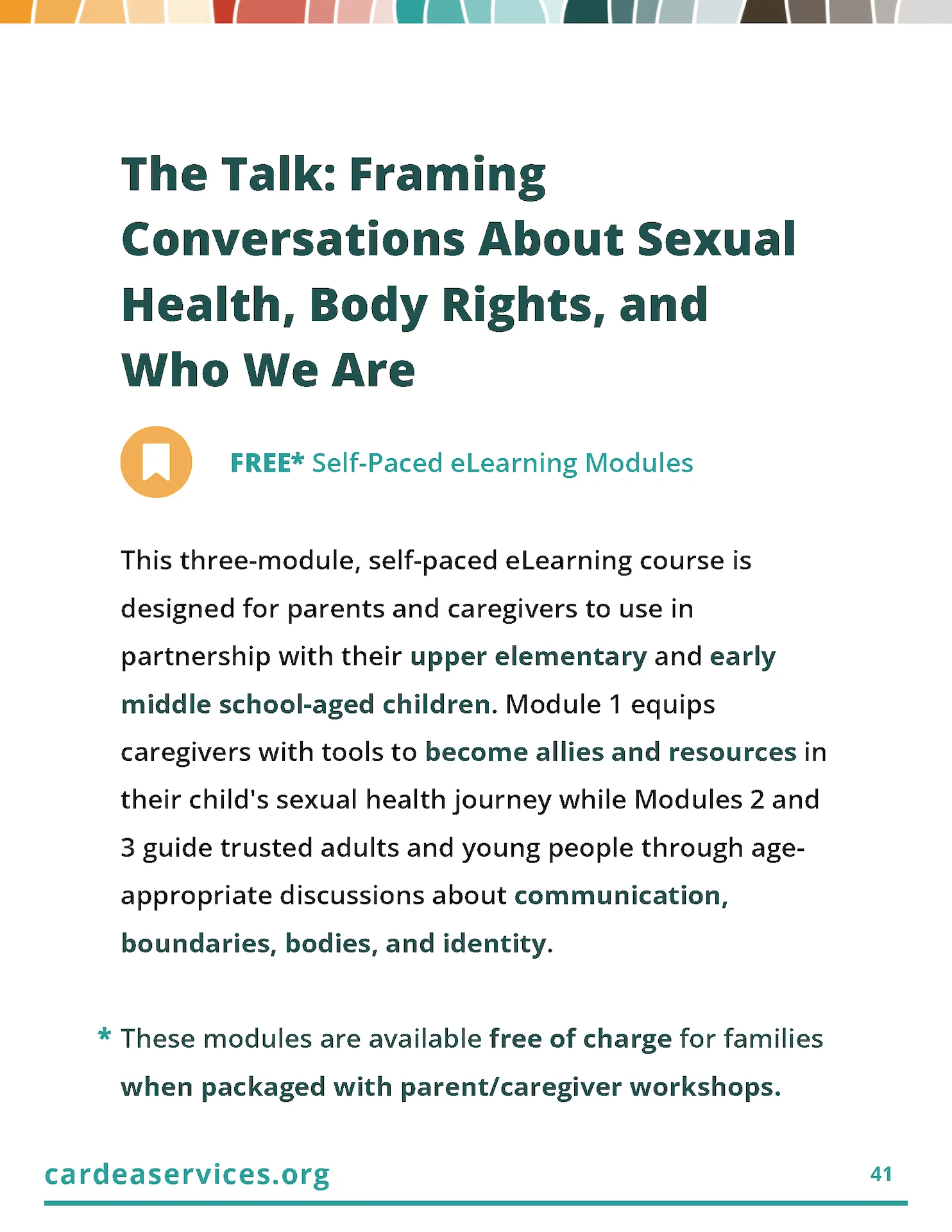 Catalog Of Sexual Health Education Services