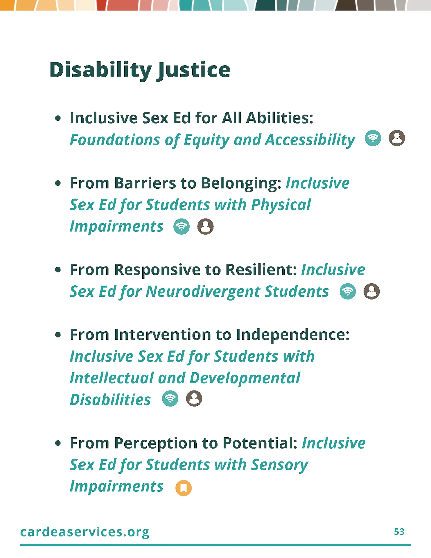 Catalog Of Sexual Health Education Services