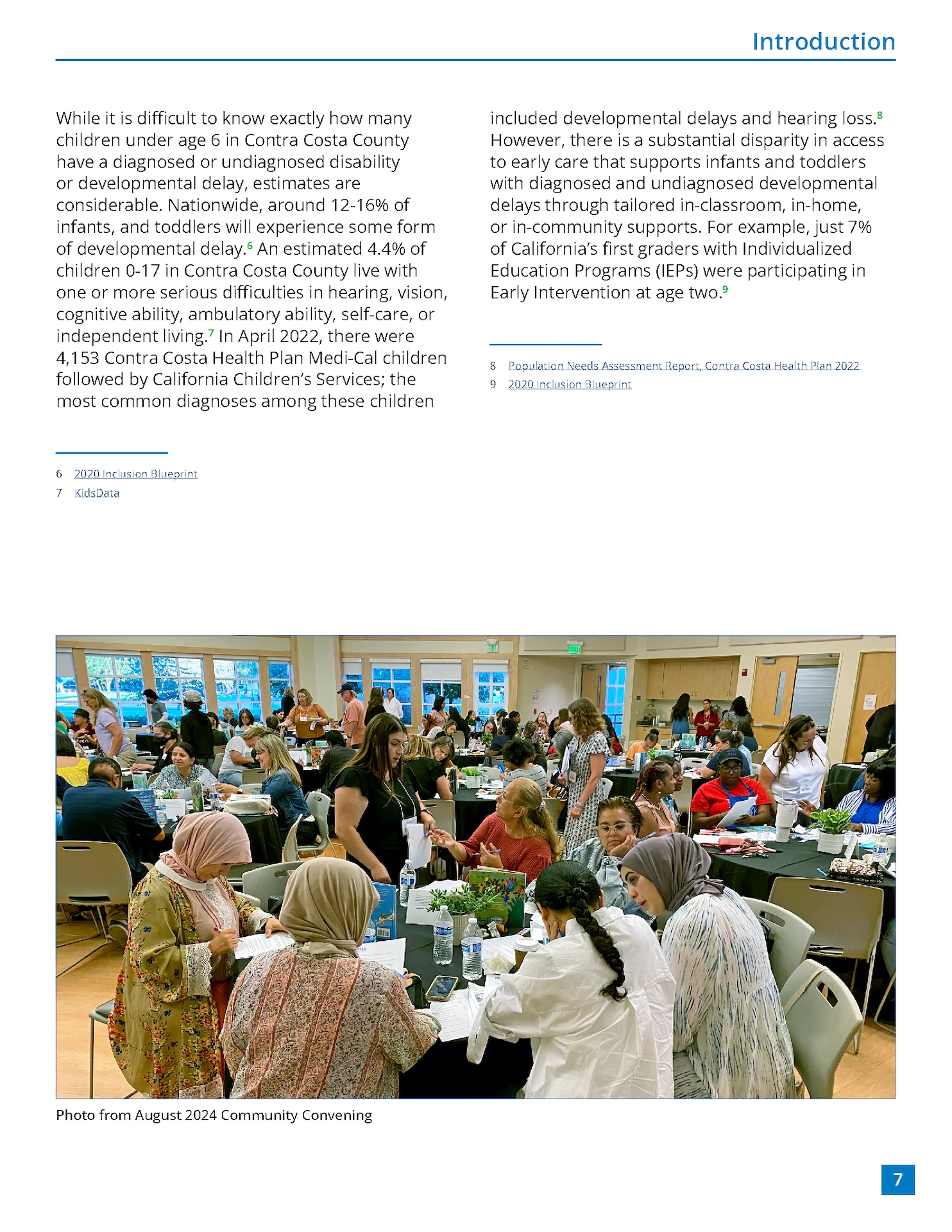 First Contra Costa Inclusive ECE Report