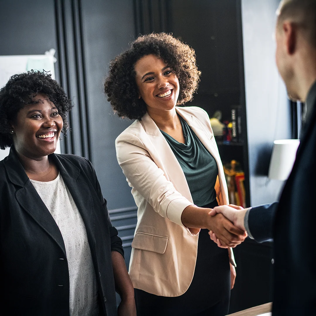 Professional Greeting During Business Introduction